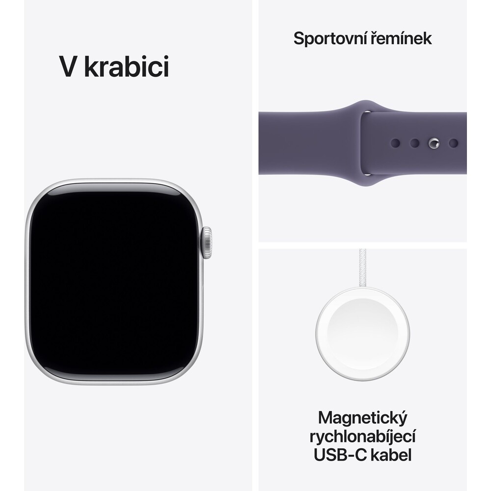 Apple-Watch-Series-11-46mm-Stribrny-hlinik-s-mlzne-fialovym-sportovnim-reminkem-M-L