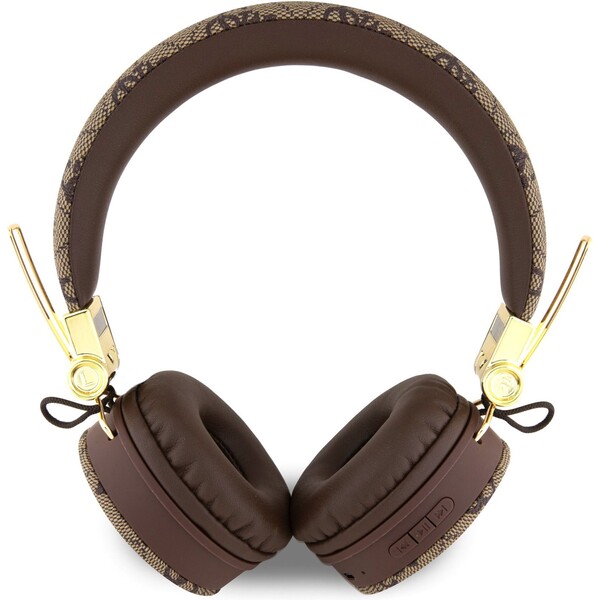Guess-PU-Leather-4G-Metal-Logo-BT5-3-Stereo-Headphone-hnede