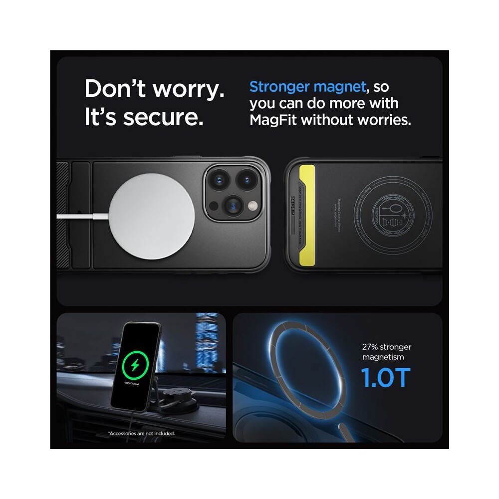 Spigen-Rugged-Armor-MagFit-iPhone-15-Pro-Max-matne-cerny