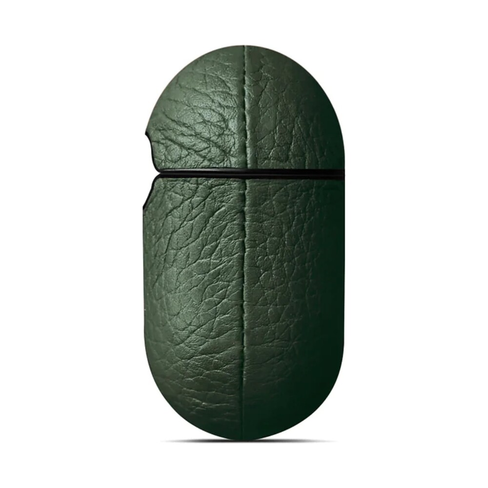 Woolnut-kozene-pouzdro-pro-AirPods-3-generace-tmave-zelene