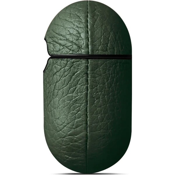 Woolnut-kozene-pouzdro-pro-AirPods-3-generace-tmave-zelene