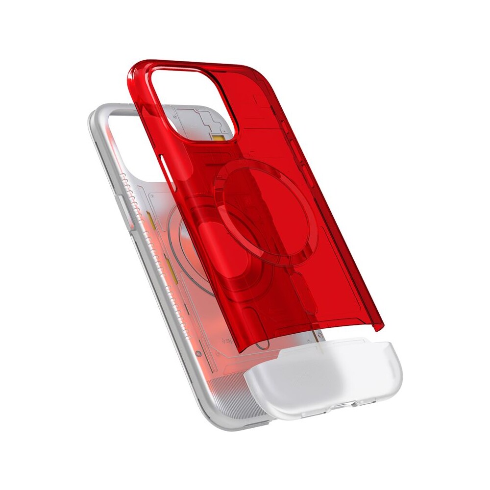 Spigen-Classic-C1-MagFit-kryt-iPhone-15-Pro-Max-cerveny