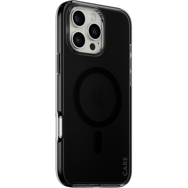 PanzerGlass-CARE-kryt-Apple-iPhone-16-Pro-Max-MagSafe-Smokey-kourovy-cerny