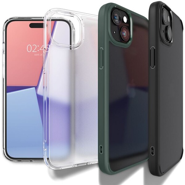 Spigen-Ultra-Hybrid-kryt-iPhone-15-matne-cerny