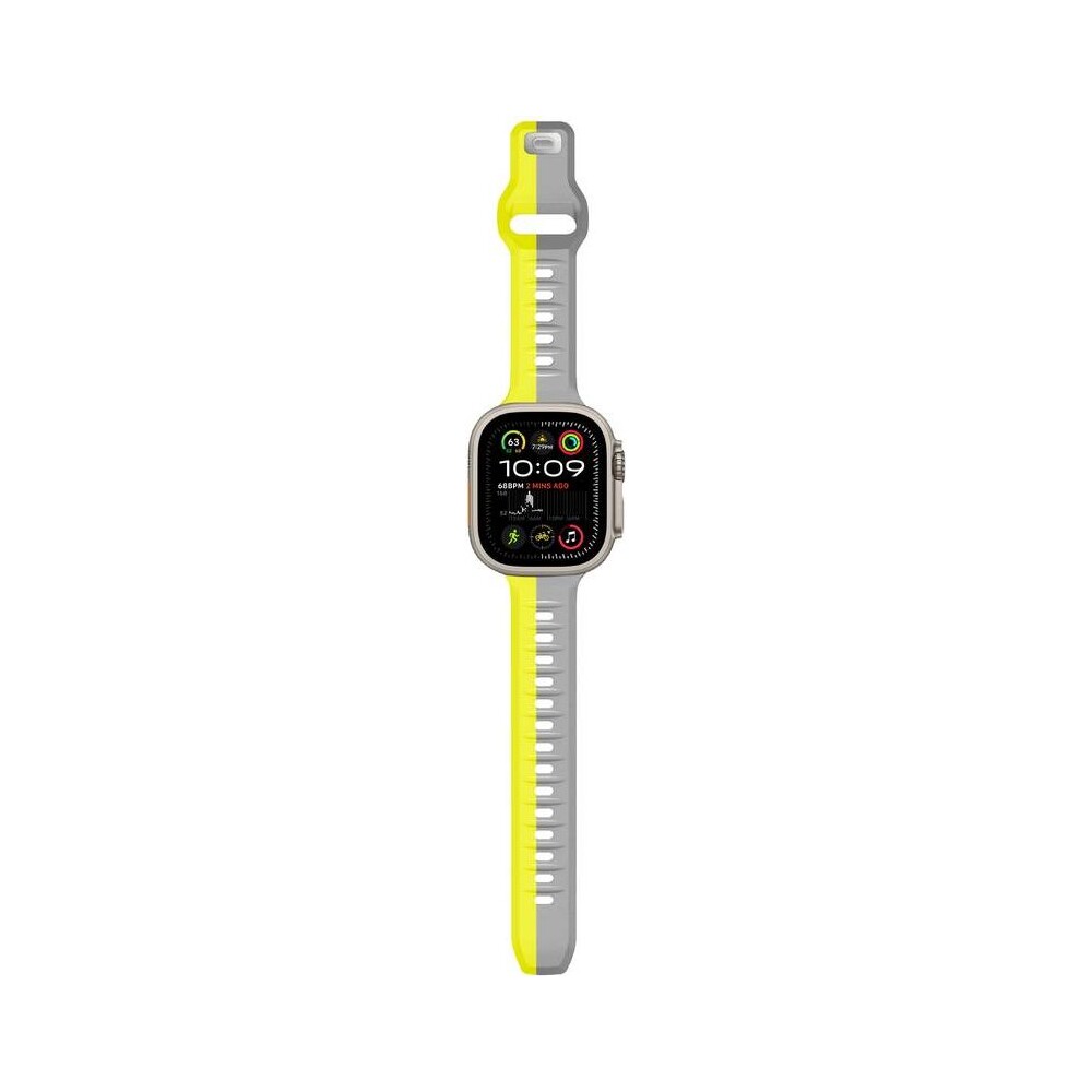 CubeNest-Premium-Silicon-Band-reminek-Apple-Watch-42-49-mm-sedy-zluty