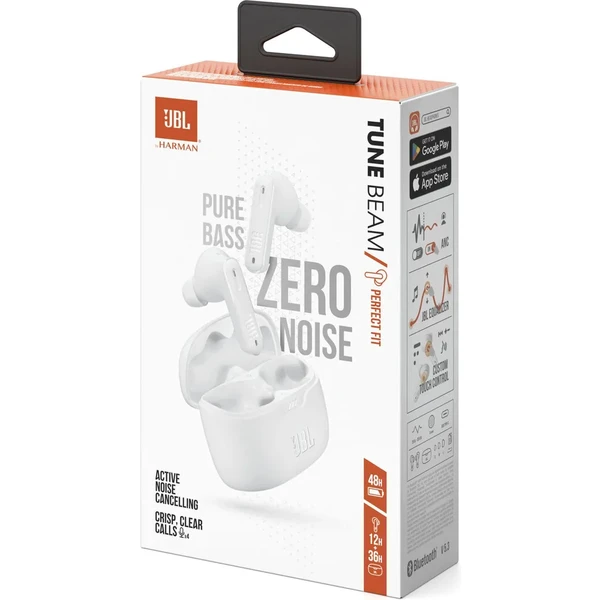 JBL Tune Beam bezdrátová sluchtáka TWS bílá - Sluchátka - Obrázek S5F0000P01