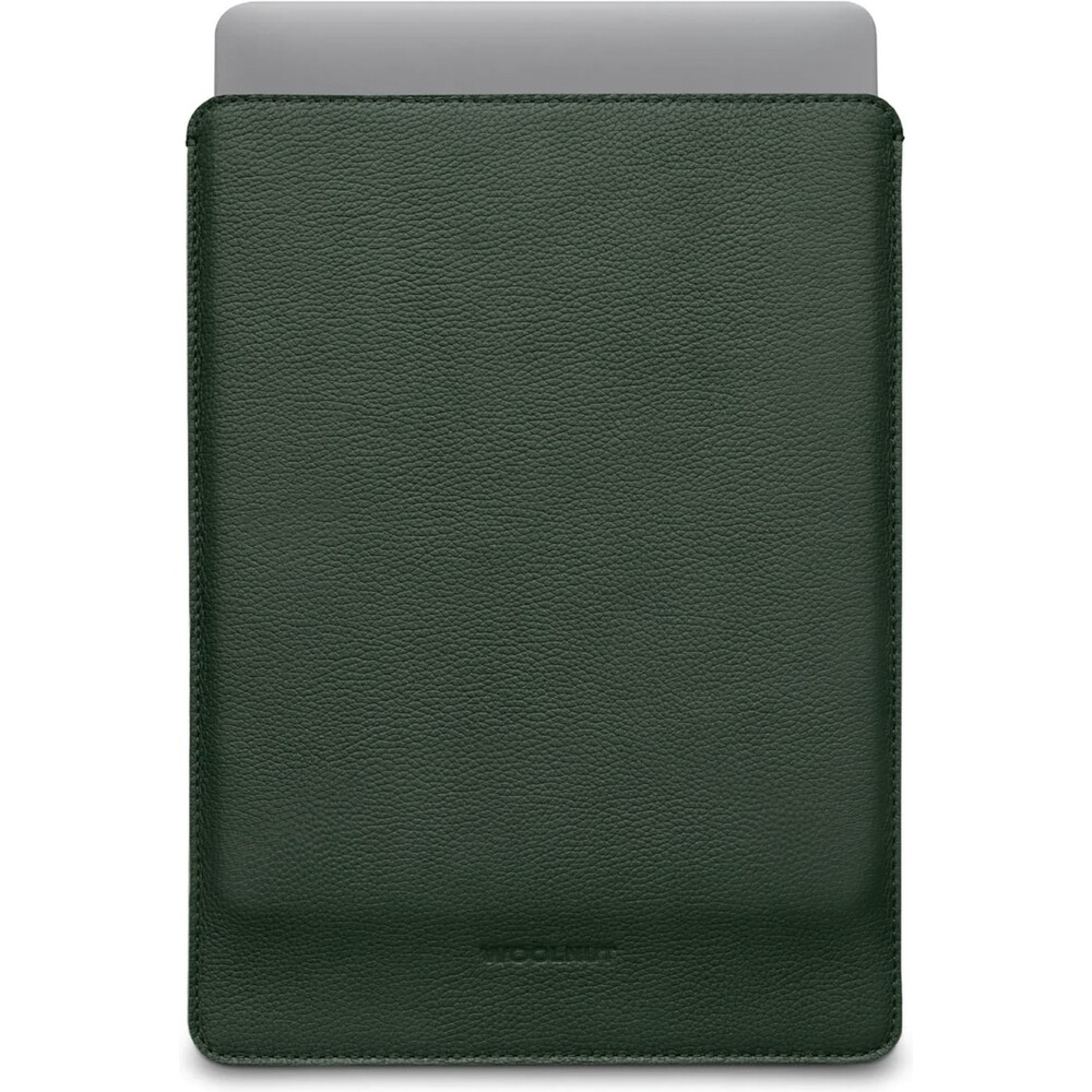 Woolnut-kozene-Sleeve-pouzdro-pro-14-MacBook-Pro-tmave-zelene