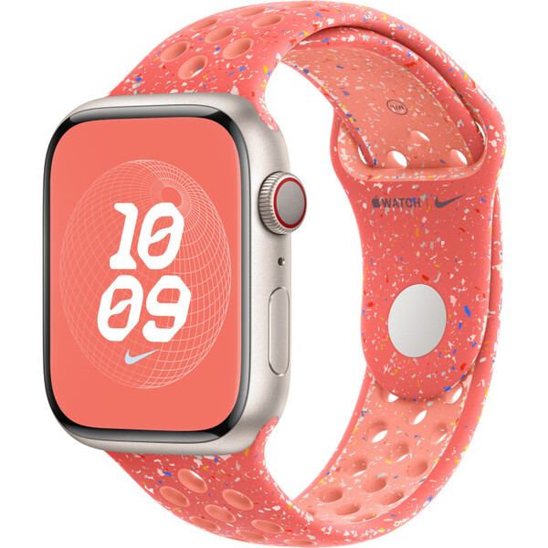 Apple-Watch-49-45-44-42mm-zhave-oranzovy-sportovni-reminek-Nike-M-L
