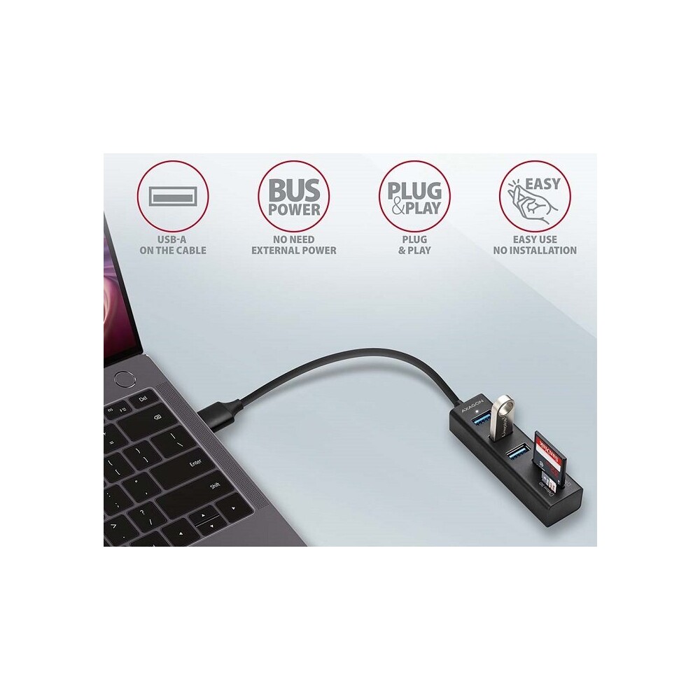 AXAGON-HMACR3A-USB-3-2-Gen-1-hub-porty-3x-USBA-ctecka-karet-SD-microSD-kovovy-kabel-USBA-20