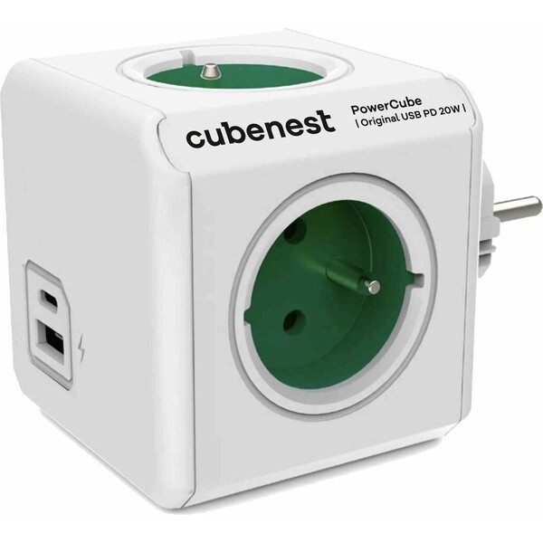 CubeNest-PowerCube-Original-USB-PD-20W-A-C-zelena