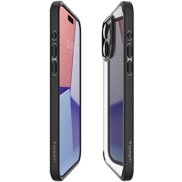 Spigen-Crystal-Hybrid-kryt-iPhone-15-Pro-matne-cerny