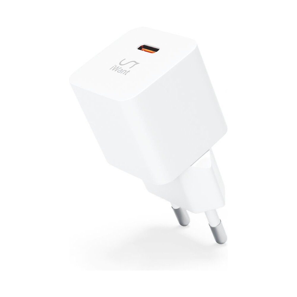 iWant-USB-C-PD-MINI-II-sitova-nabijecka-s-rychlonabijenim-20W-bila