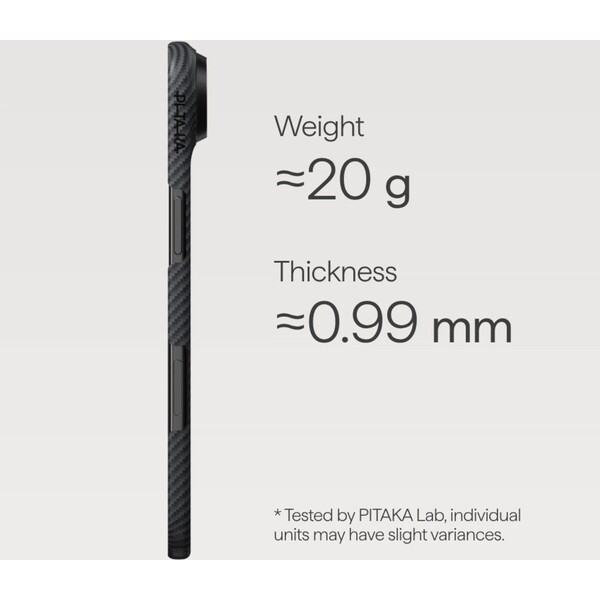 Pitaka-Ultra-Slim-Case-MagSafe-kryt-iPhone-Air-cerny-sedy
