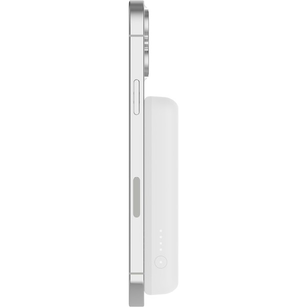 Belkin-BoostCharge-MagSafe-powerbanka-se-stojankem-5000mAh-bila