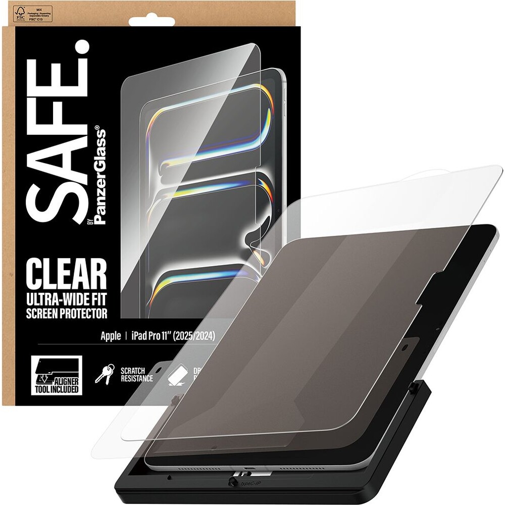 PanzerGlass-SAFE-sklo-s-instalacnim-rameckem-Apple-iPad-Pro-11-2024-2025-
