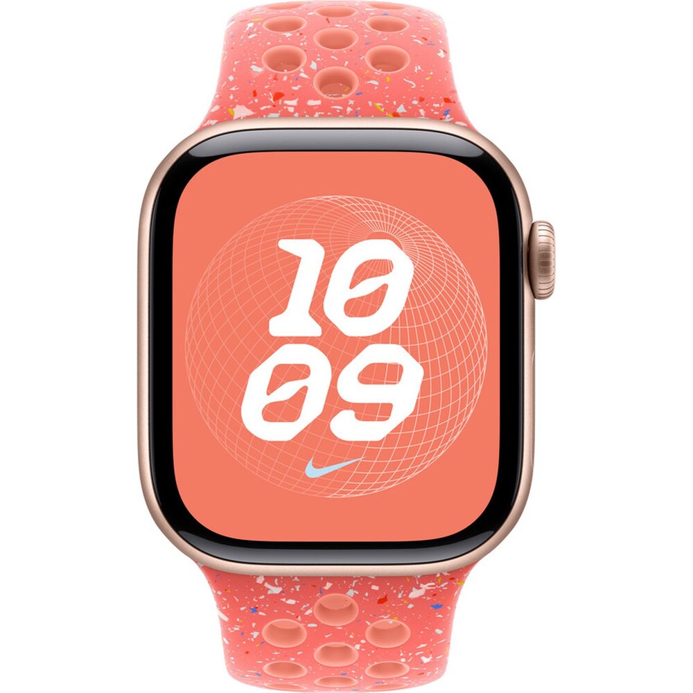 Apple-Watch-41-40-38mm-zhave-oranzovy-sportovni-reminek-Nike-S-M