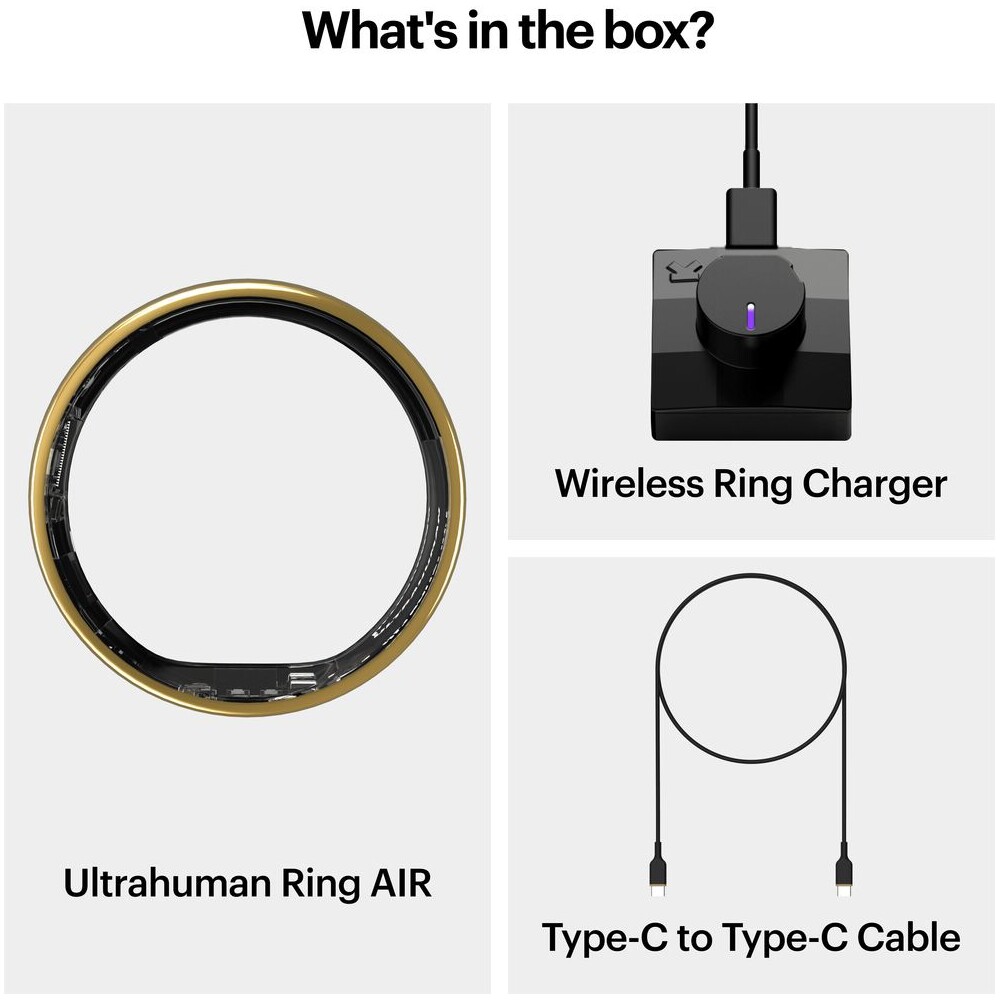 Ultrahuman-Ring-AIR-chytry-prsten-vel-9-Bionic-Gold