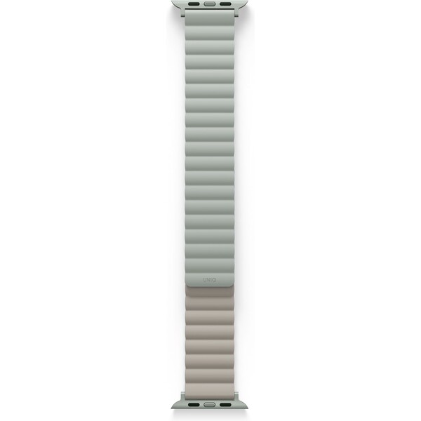 UNIQ-Revix-oboustranny-reminek-pro-Apple-Watch-42-41-40-38mm-Sage-sedolozeny-bezovy-
