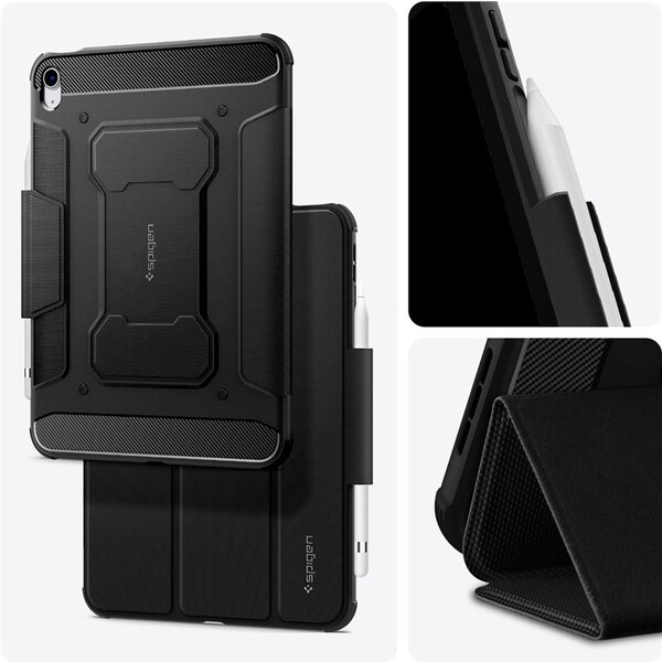 Spigen-Rugged-Armor-Pro-pouzdro-iPad-10-9-2022-iPad-11-2025-cerne