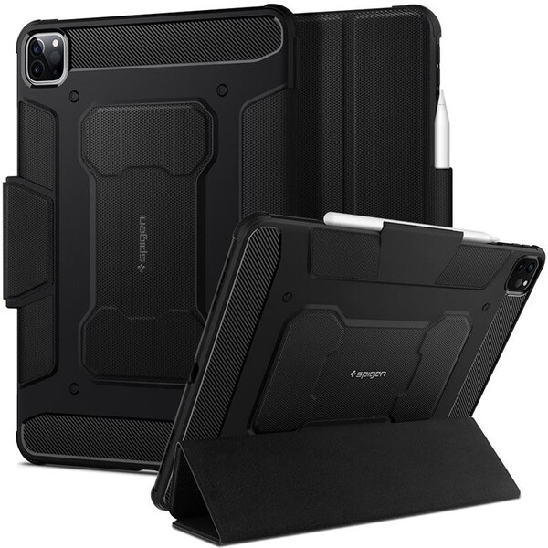 Spigen-Rugged-Armor-Pro-pouzdro-iPad-Pro-11-22-21-20-18-cerne