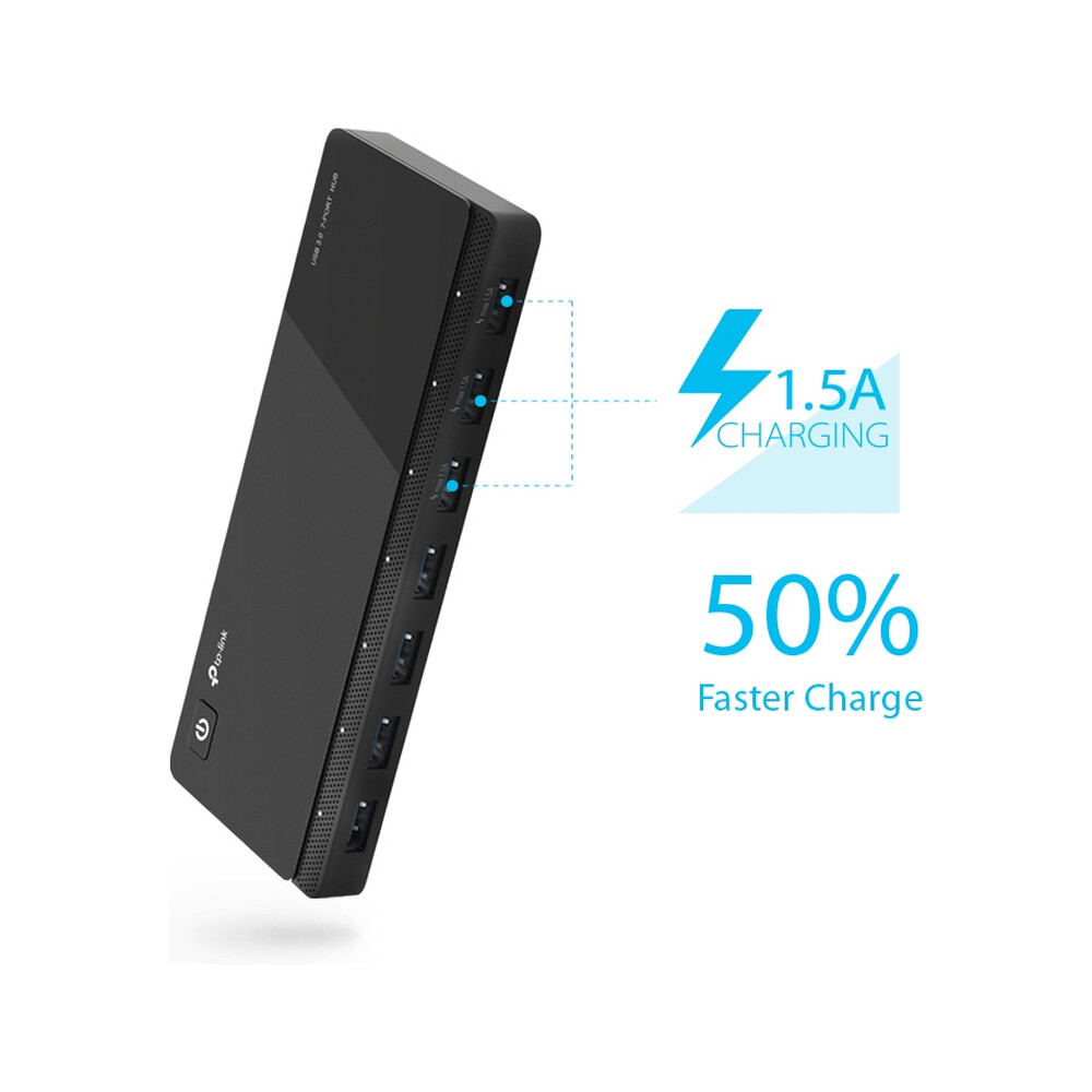 TP-Link-UH700-HUB-7v1-cerny
