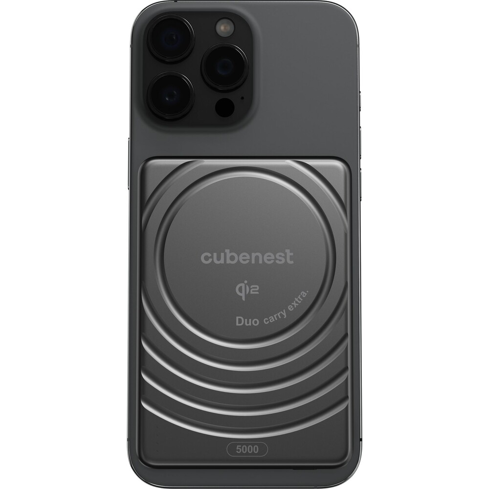 CubeNest-SQ1B3D-SlimDual-Qi2-MagSafe-powerbanka-5000-mAh-cerna