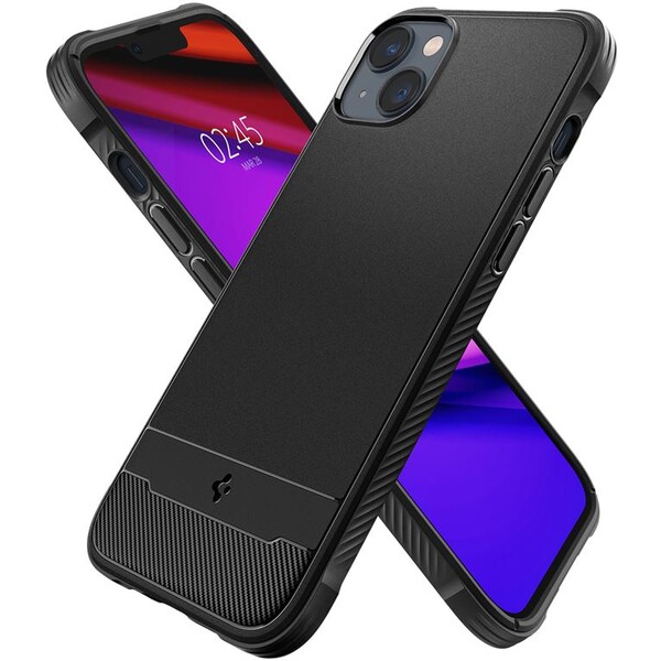 Spigen-Rugged-Armor-Mag-kryt-iPhone-14-cerny