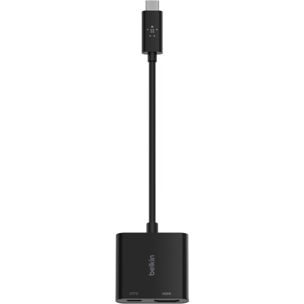 Belkin-USB-C-HDMI-redukce-s-napajecim-USB-C-konektorem-60W-cerna