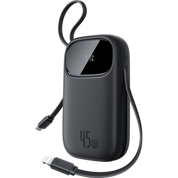 Baseus-EnerFill-FC31-Qpow-3-20000mAh-powerbanka-45W-s-kabelem-USB-C-a-Lightning-cerna