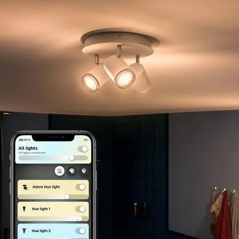 Philips-HUE-3ks-Adore-Bluetooth-bodove-LED-svitidlo-bile-Philips-HUE-ovladac