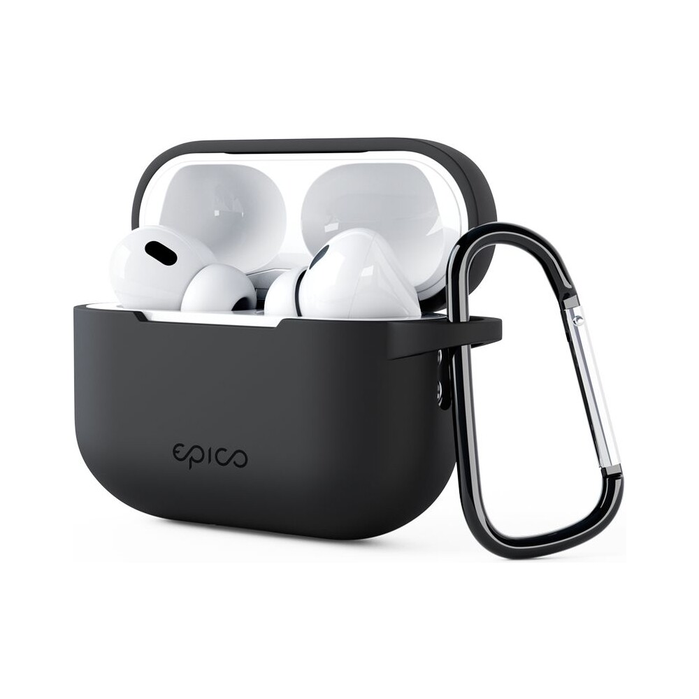 EPICO-silikonove-pouzdro-pro-Airpods-Pro-2022-s-karabinou-cerne