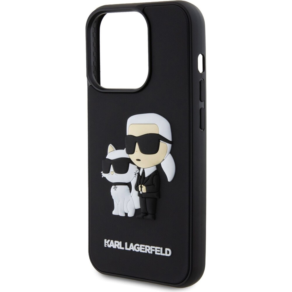 Karl-Lagerfeld-3D-Rubber-Karl-and-Choupette-kryt-iPhone-15-Pro-cerny