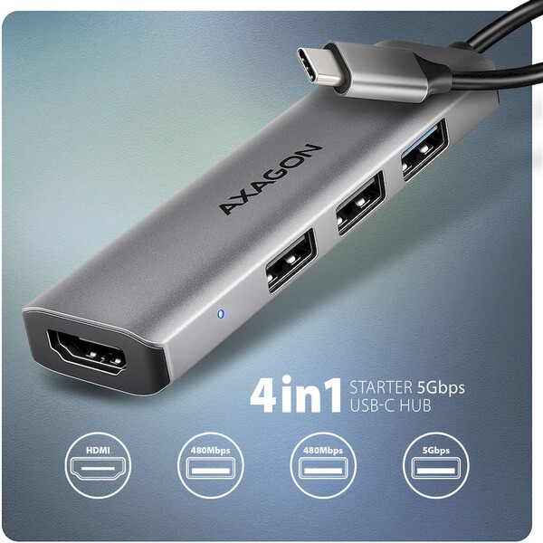AXAGON-HMC-H3A-4v1-USB-C-hub