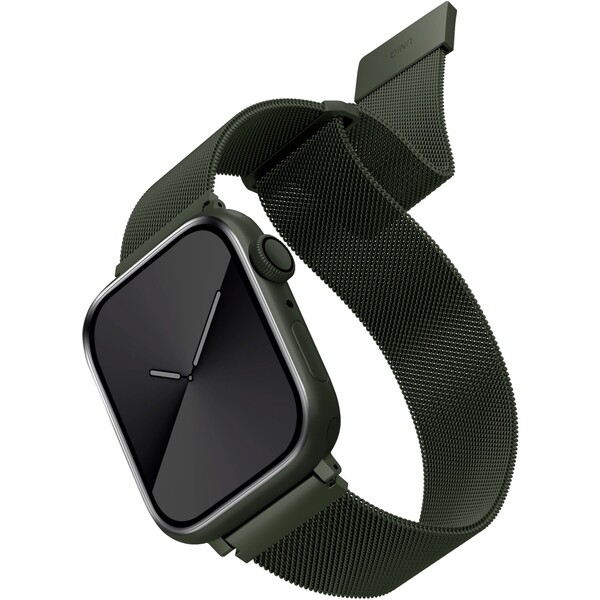 UNIQ-Dante-ocelovy-reminek-Apple-Watch-42-41-40-38mm-Hunter-zeleny
