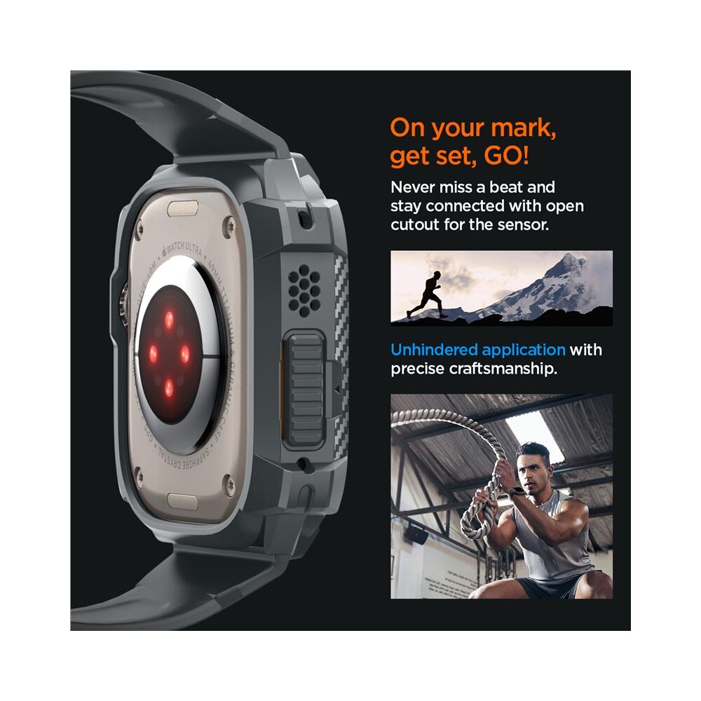 Spigen-Rugged-Armor-Pro-reminek-s-pouzdrem-Apple-Watch-Ultra-3-2-1-49mm-sedy