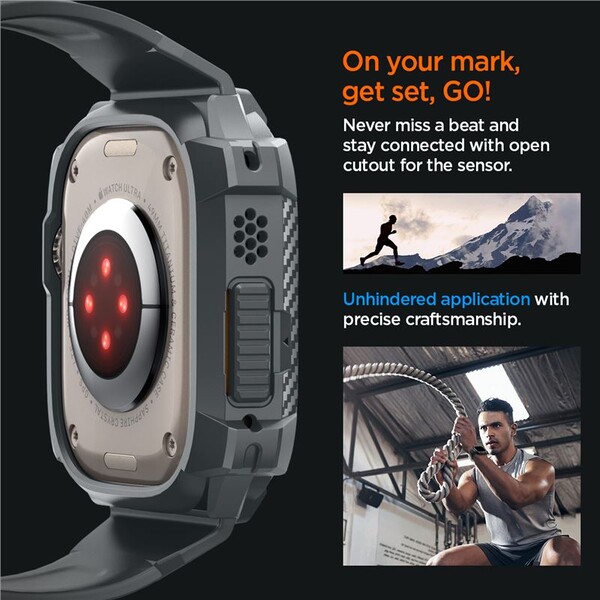 Spigen-Rugged-Armor-Pro-reminek-s-pouzdrem-Apple-Watch-Ultra-3-2-1-49mm-sedy