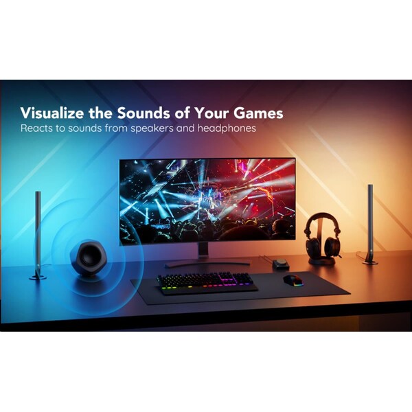 Govee-Smart-Gaming-Light-Bars-LED-Panely-Smart-Dual-ovladac