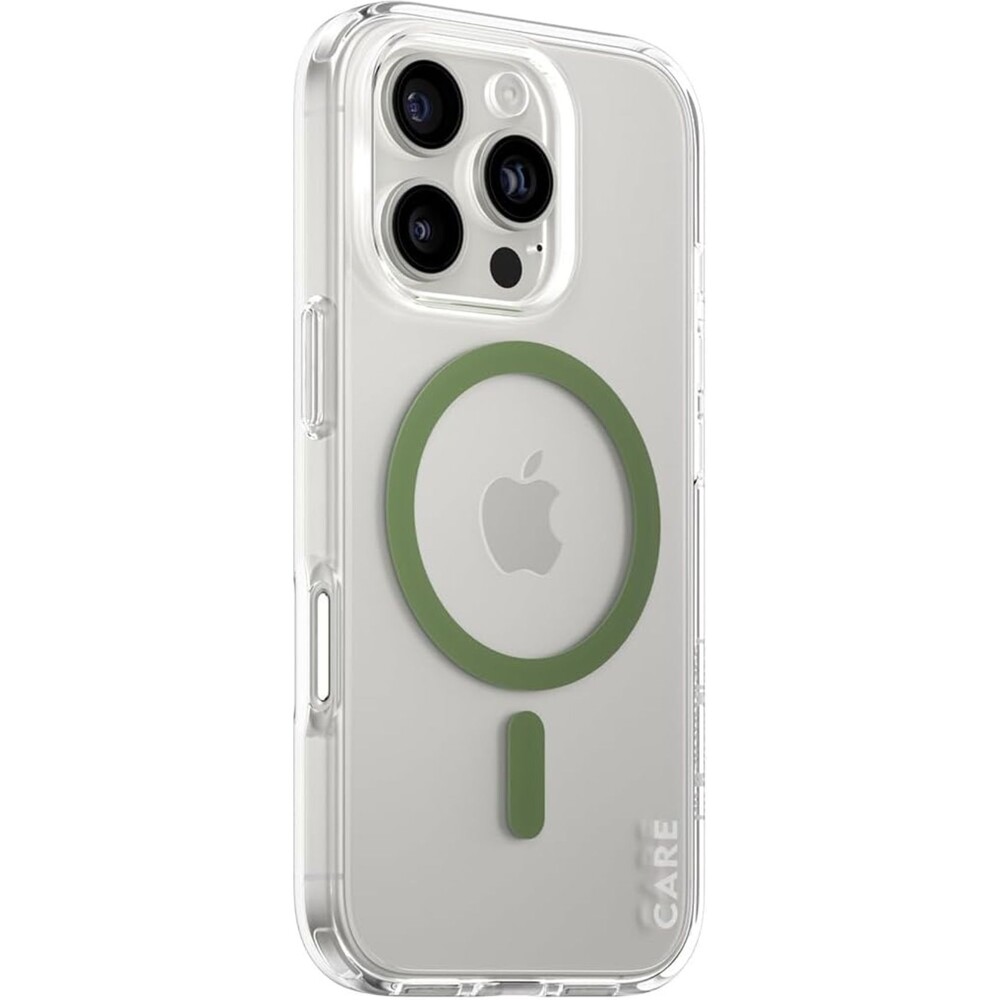 PanzerGlass-CARE-kryt-Apple-iPhone-16-Pro-MagSafe-Urban-Combat-ciry-zeleny