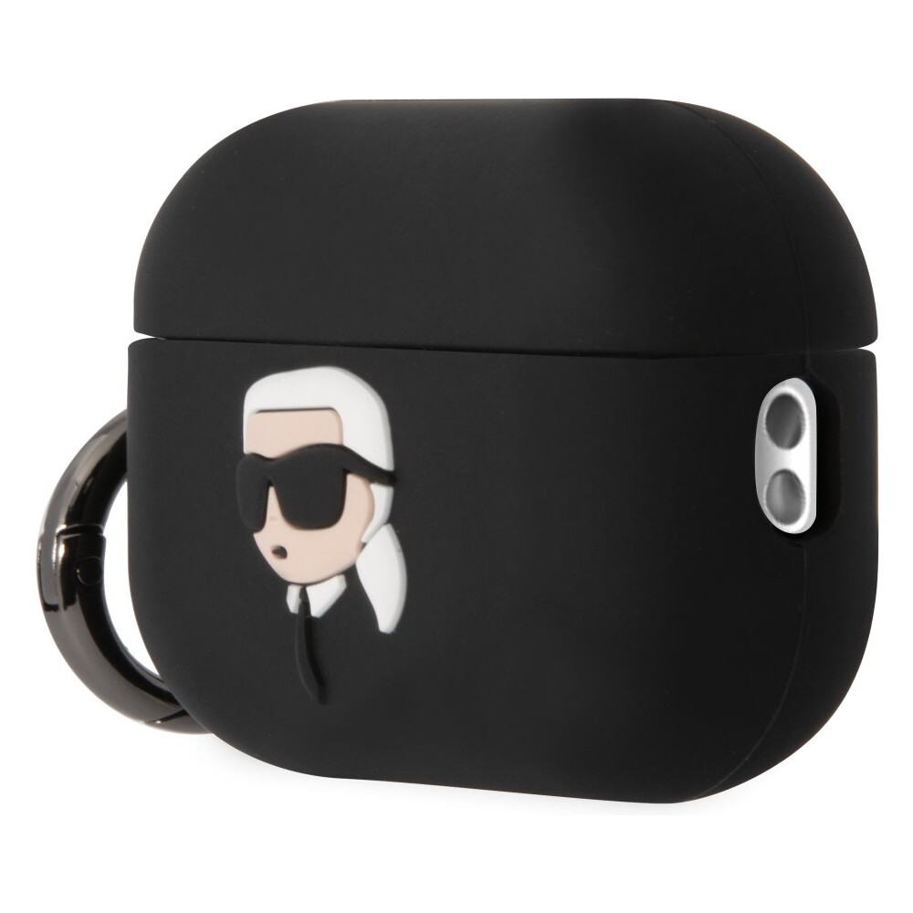 Karl-Lagerfeld-3D-Logo-NFT-Karl-Head-Silikonove-pouzdro-Airpods-Pro-2-cerne