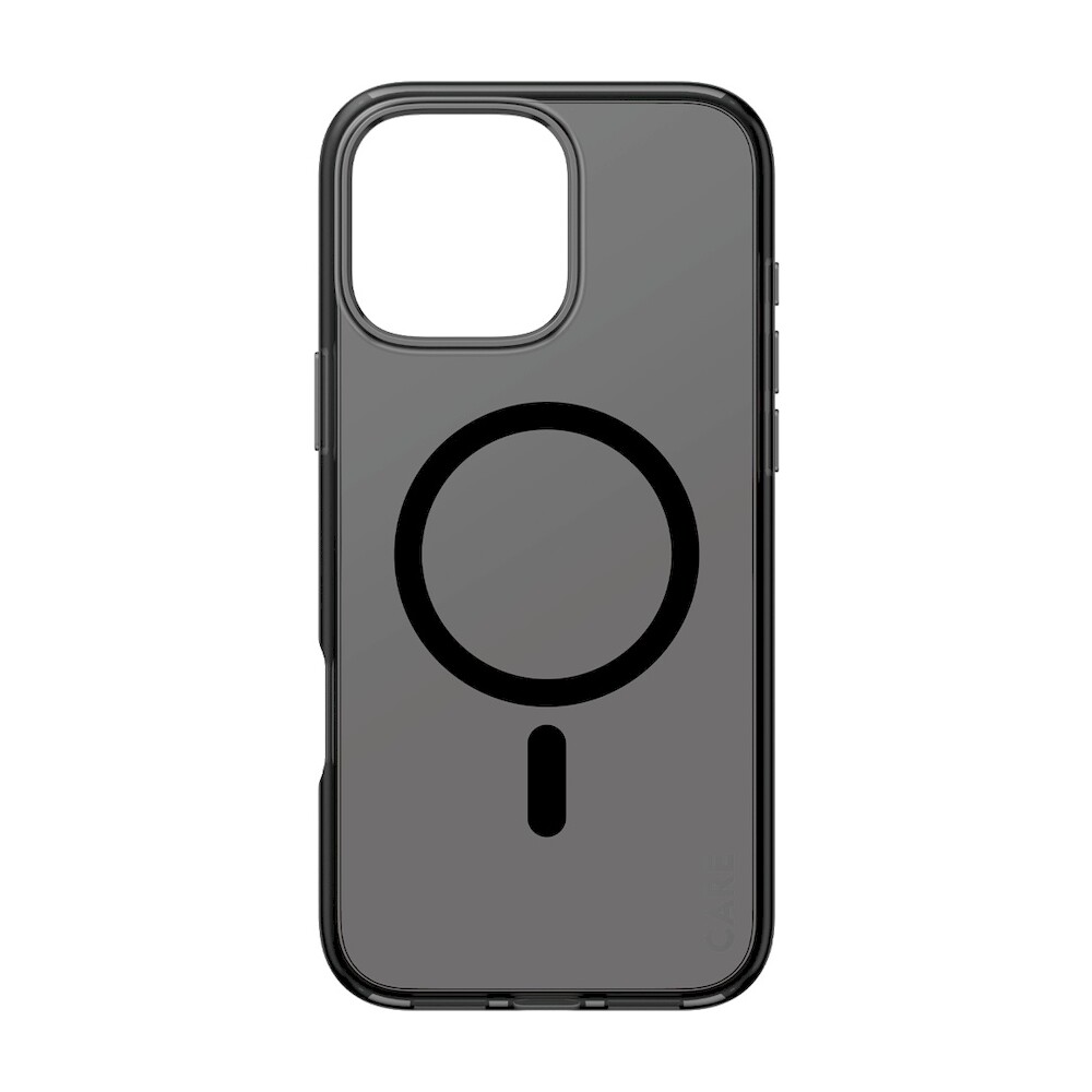 PanzerGlass-CARE-kryt-Apple-iPhone-16-Pro-Max-MagSafe-Smokey-kourovy-cerny