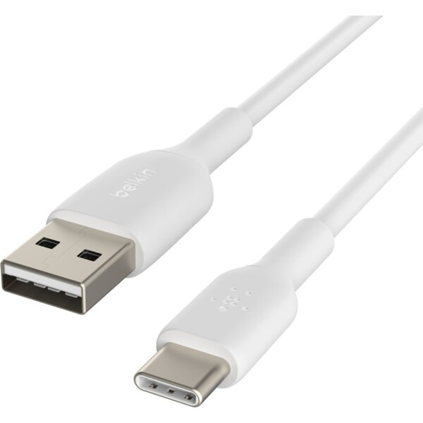 Belkin-BOOST-Charge-USB-C-USB-A-napajeci-kabel-15W-0-15m-bily