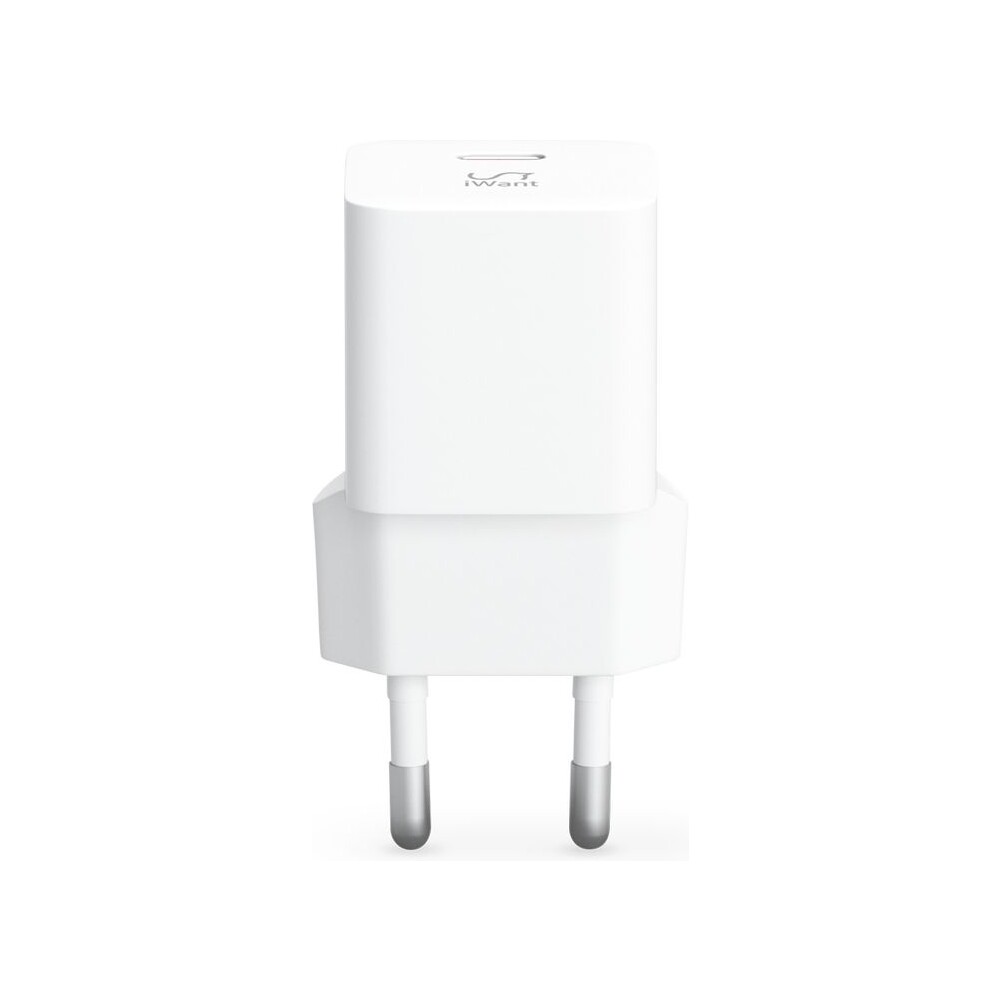 iWant-USB-C-PD-MINI-II-sitova-nabijecka-s-rychlonabijenim-20W-bila