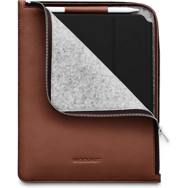 Woolnut-Leather-Folio-kozene-pouzdro-iPad-Pro-11-iPad-Air-11-hnede