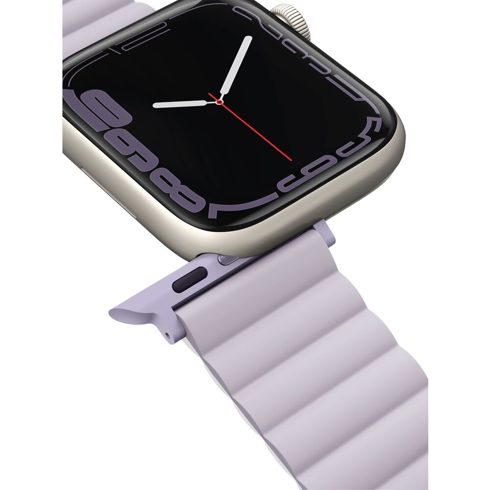 UNIQ-Revix-oboustranny-reminek-pro-Apple-Watch-42-41-40-38mm-Lilac-fialovy-bily-