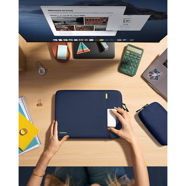 tomtoc-Sleeve-Kit-13-MacBook-Pro-Air-namorni-modra