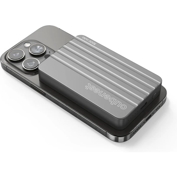 CubeNest S1B1 MagSafe powerbanka (5000 mAh) šedá - Powerbanky - Hlavní obrázek