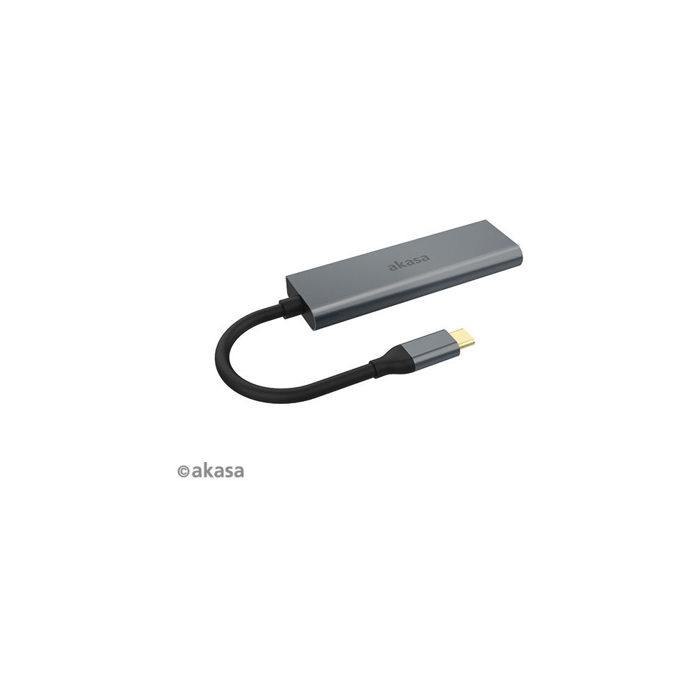 Akasa-hub-USB-Type-C-4x-USB-3-0-18cm