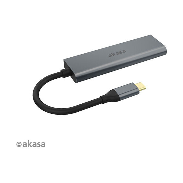 Akasa-hub-USB-Type-C-4x-USB-3-0-18cm