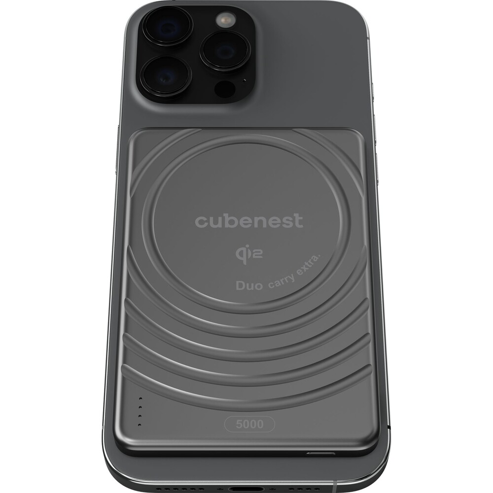CubeNest-SQ1B3D-SlimDual-Qi2-MagSafe-powerbanka-5000-mAh-cerna