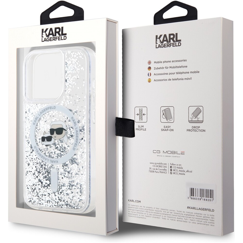 Karl-Lagerfeld-Liquid-Glitter-Karl-and-Choupette-Heads-MagSafe-zadni-kryt-pro-iPhone-15-Pro-ciry
